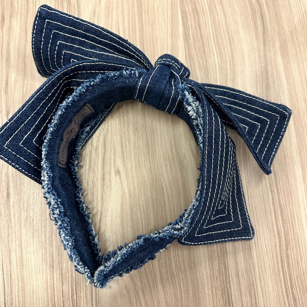 Denim headband NWOT